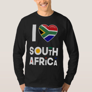 Ik hou van Zuid-Afrika Vlag Ik hou van Zuid-Afrik T-shirt