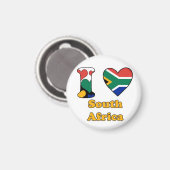 Ik hou van Zuid-Afrikaanse magneet (Voorkant / Achterkant)
