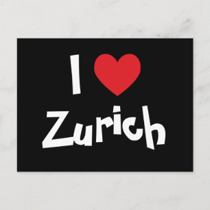 Ik hou van Zürich Briefkaart