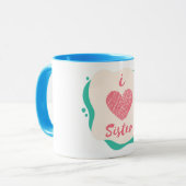 Ik hou van zuster mok (Voorkant links)