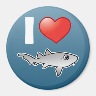 Ik hou van zuster Sharks Magneet