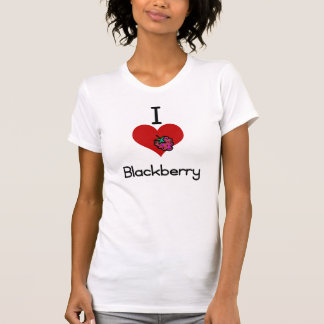 Ik hou van zwarte bessen t-shirt
