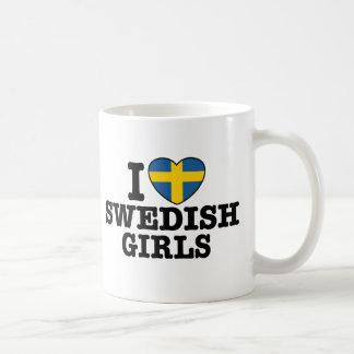 Ik hou van Zweedse meisjes Koffiemok