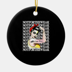 Ik hou van zwemmen - Zwemmam niet zwak design Keramisch Ornament