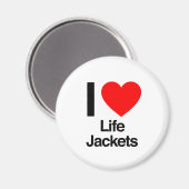 ik hou van zwemvesten magneet (Voorkant / Achterkant)