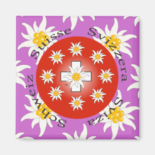 Ik hou van Zwitserland Magnet Magneet