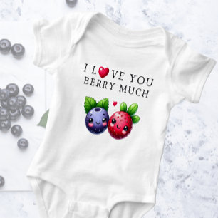 Ik hou veel van je Berry Romper