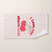 Ik hou veel van je, Cherry | Schattige & Punny Che Bad Handdoek (Handdoek)