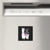 Ik hou veel van je - Funny Llama Magneet (Insitu (Vaatwasser))