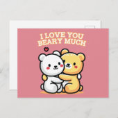 Ik hou veel van jou briefkaart (Voorkant / Achterkant)