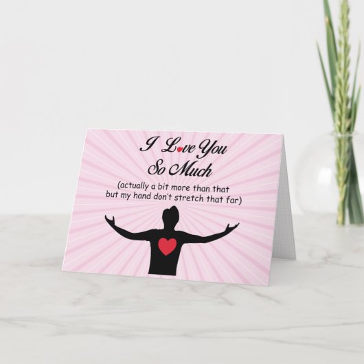 Ik hou zo van je feestdagen kaart (Voorkant)