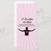 Ik hou zo veel van je feestdagenkaart (Voorkant / Achterkant)