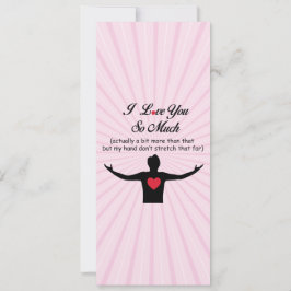 Ik hou zo veel van je feestdagenkaart