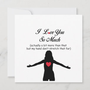 Ik hou zo veel van je feestdagenkaart