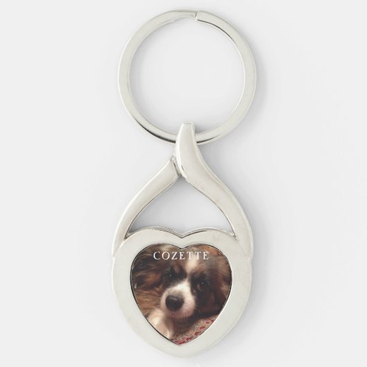 Ik hou zo veel van mijn hond sleutelhanger (Voorkant)