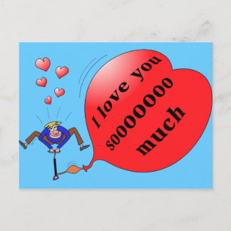 "Ik hou zoveel van je" briefkaart