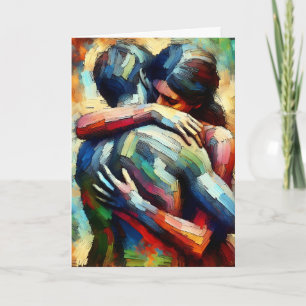 Ik hou zoveel van je De liefde omarmen Kaart
