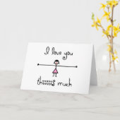 Ik hou zoveel van je kaart (Gele Bloem)