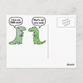 Ik hou zoveel van je (T-Rex) Briefkaart (Achterkant)