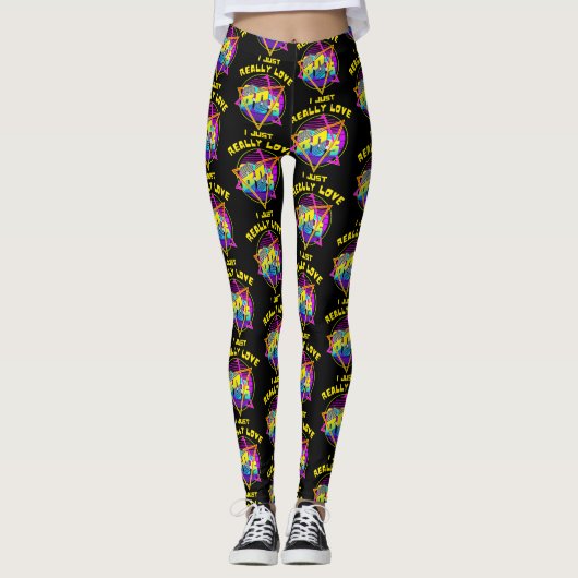 IK HOUD ALLEEN VAN DE 80S LEGGINGS (Voorkant)