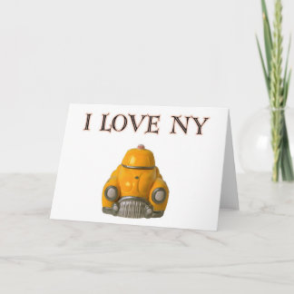 Ik houd Cabine van de Taxi van New York van de Kaart
