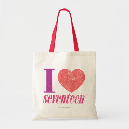 Ik houd van 17 tote bag (Voorkant)