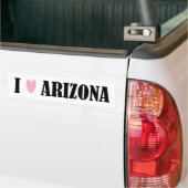 IK HOUD VAN ARIZONA-BUMPERSTICKER BUMPERSTICKER (Op Truck)