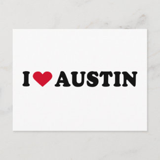 IK HOUD VAN AUSTIN / I HEART AUSTIN BRIEFKAART