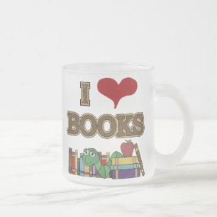 Ik houd van Boeken Matglas Koffiemok