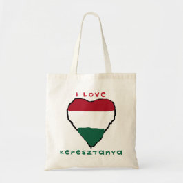 Ik houd van Bolsa Keresztanya Tote Bag