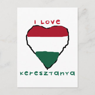 Ik houd van Briefkaart Keresztanya