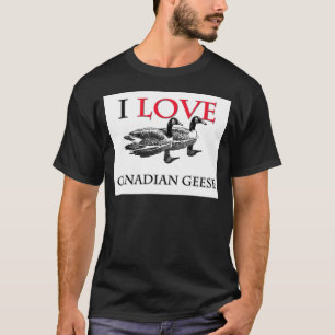 Ik houd van Canadese Ganzen T-shirt