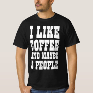 IK HOUD VAN COFFIE EN MISSCHIEN 3 PERSONEN T-Shirt