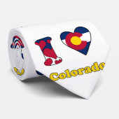 Ik houd van Colorado Stropdas (Opgerold)