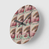 Ik houd van de Berg A van Afrika Hakuna Matata Ronde Klok (Hoek)