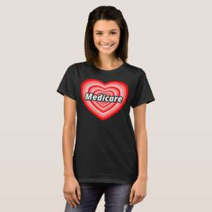 Ik houd van de T-shirt van Gezondheidszorg voor