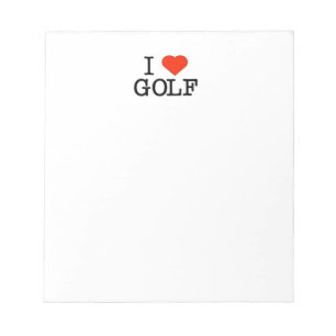 Ik houd van Golf Notitieblok