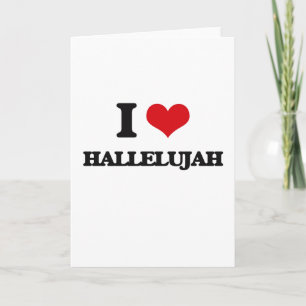 Ik houd van Halleluja Kaart