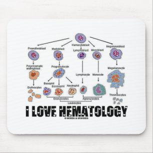 Ik houd van Hematologie (het Geslacht van de Cel Muismat