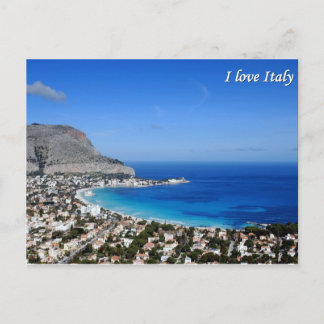 Ik houd van het briefkaart van Italië