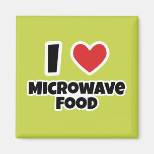 Ik houd van het voedsel van de Microgolf Magneet