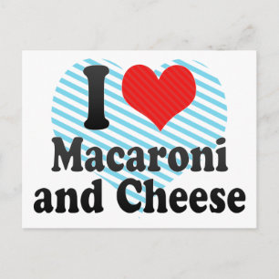Ik houd van Macaroni+en Kaas Briefkaart