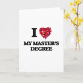 Ik houd van Mijn Doctoraal Kaart (Gele Bloem)