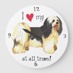 Ik houd van mijn Havanese Grote Klok