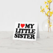 IK HOUD VAN MIJN KLEINE ZUSTER KAART (Gele Bloem)