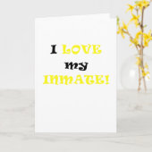 Ik houd van mijn Medebewoner Kaart (Gele Bloem)