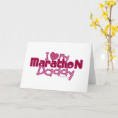 Ik houd van Mijn Papa van de Marathon Kaart (Gele Bloem)