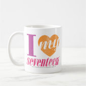 Ik houd van Mijn Sinaasappel 17 Koffiemok (Links)