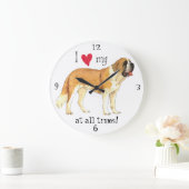 Ik houd van mijn St. Bernard Grote Klok (Huis)
