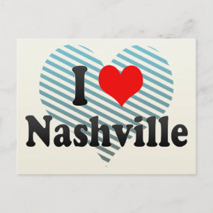 Ik houd van Nashville, Verenigde Staten Briefkaart